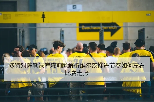 多特对阵勒沃库森前瞻解析维尔茨推进节奏如何左右比赛走势